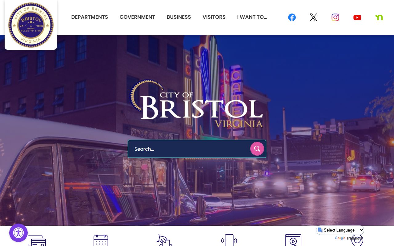 Bristol Police Department site for Bristol recent bookings