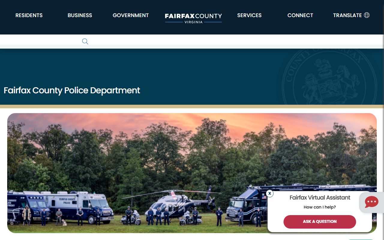 Fairfax City Police Department site for Fairfax recent bookings