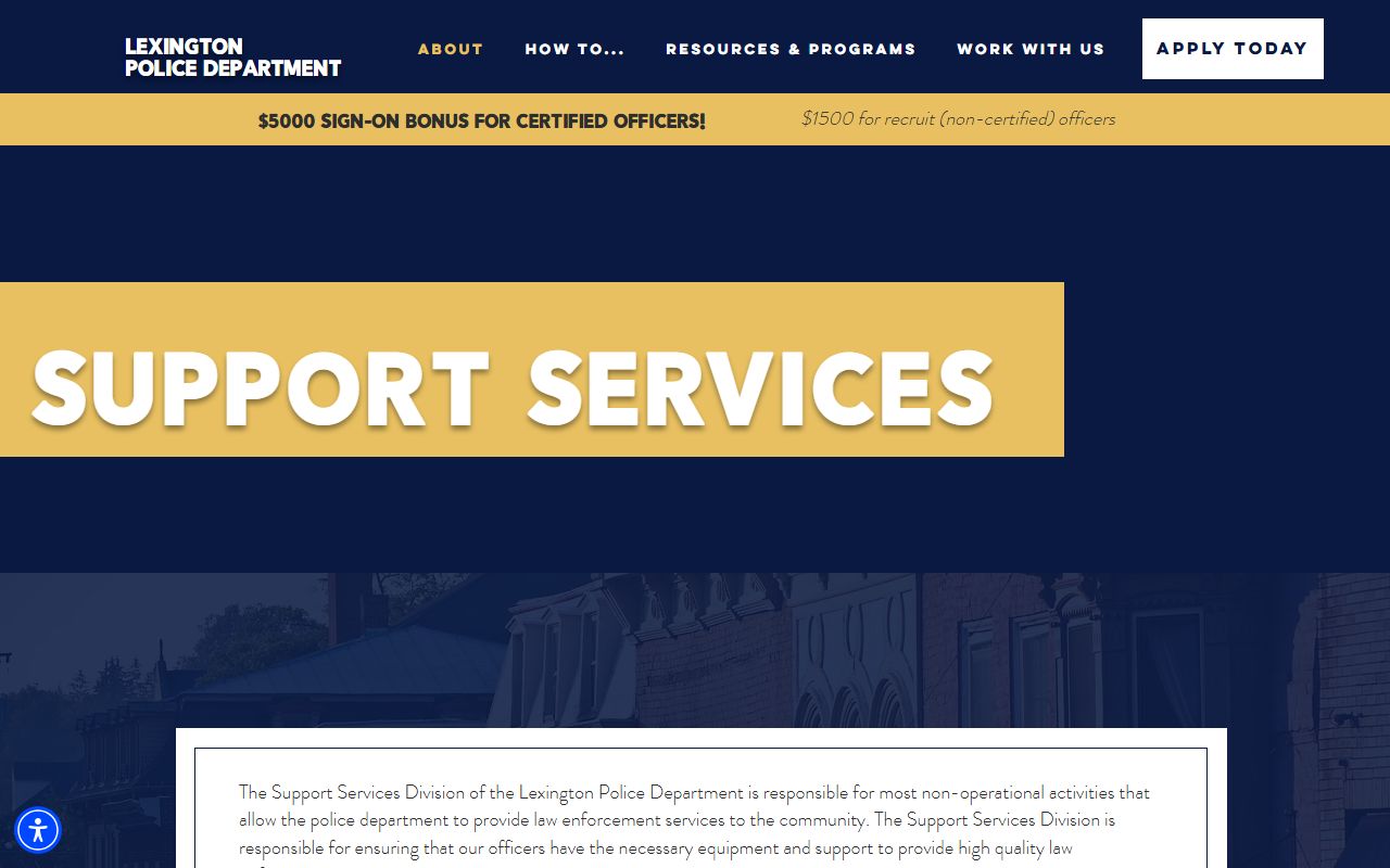 Lexington Police Department site for Lexington recent bookings