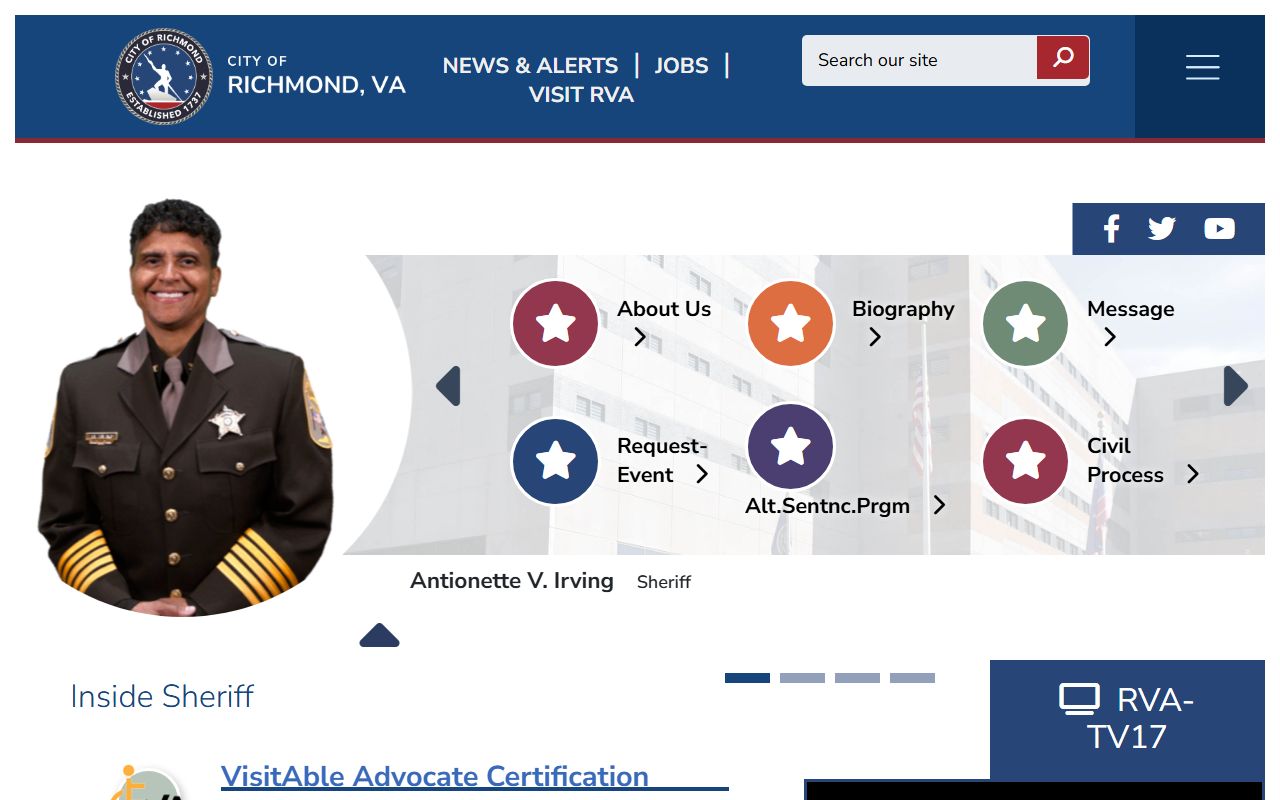 Richmond City Justice Center Richmond recent bookings page