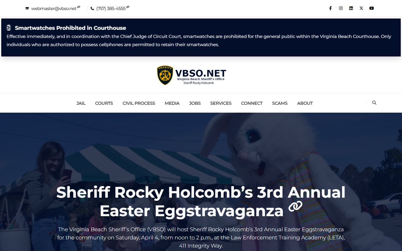 Virginia Beach Sheriff's Office Virginia Beach recent bookings page