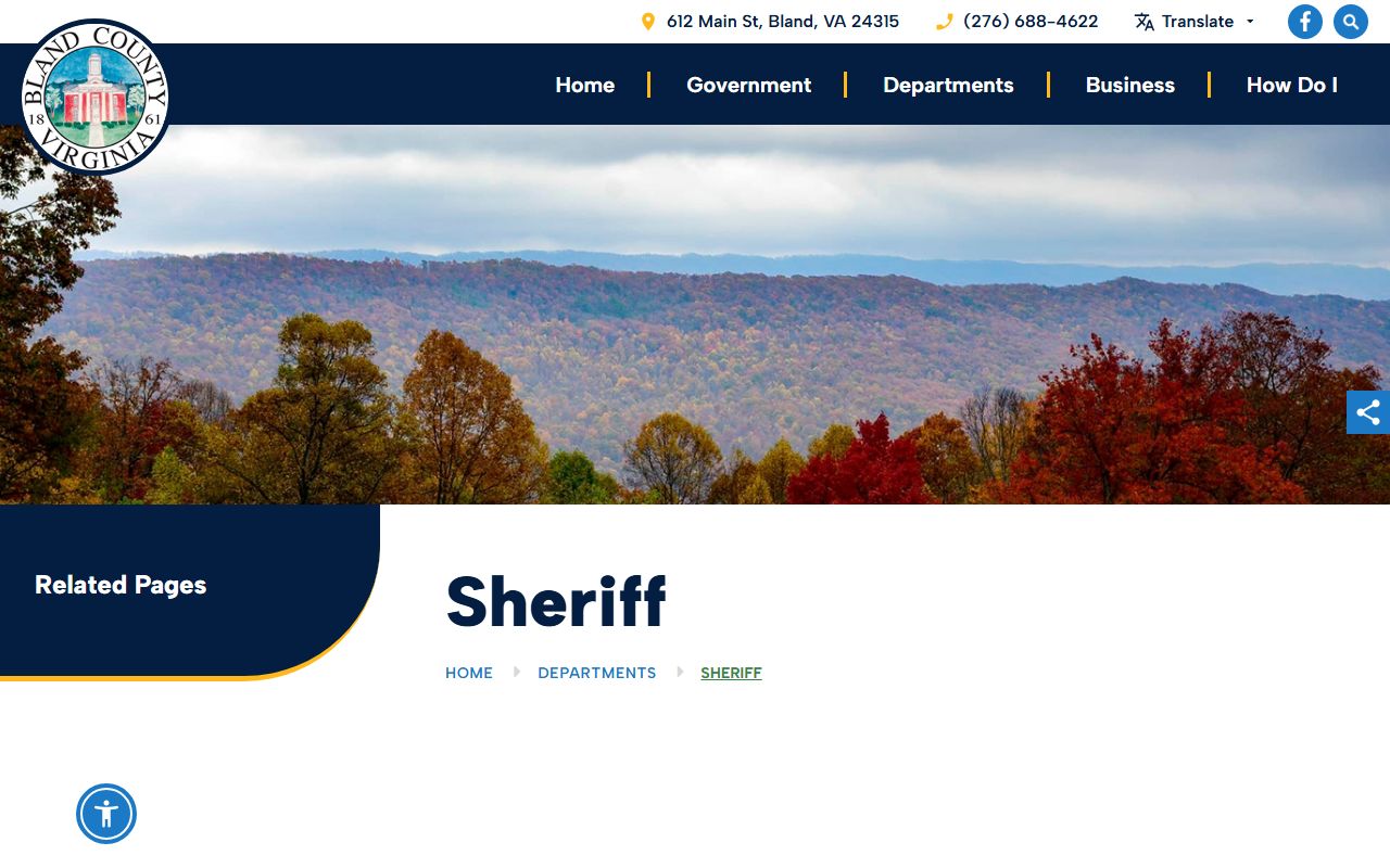 Bland County recent bookings on the Bland County Sheriff department site