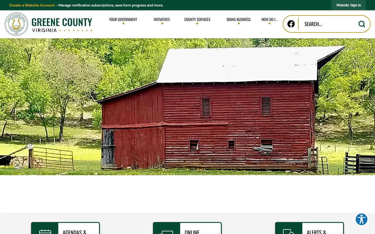 Greene County recent bookings page on the Greene County Sheriff Office site