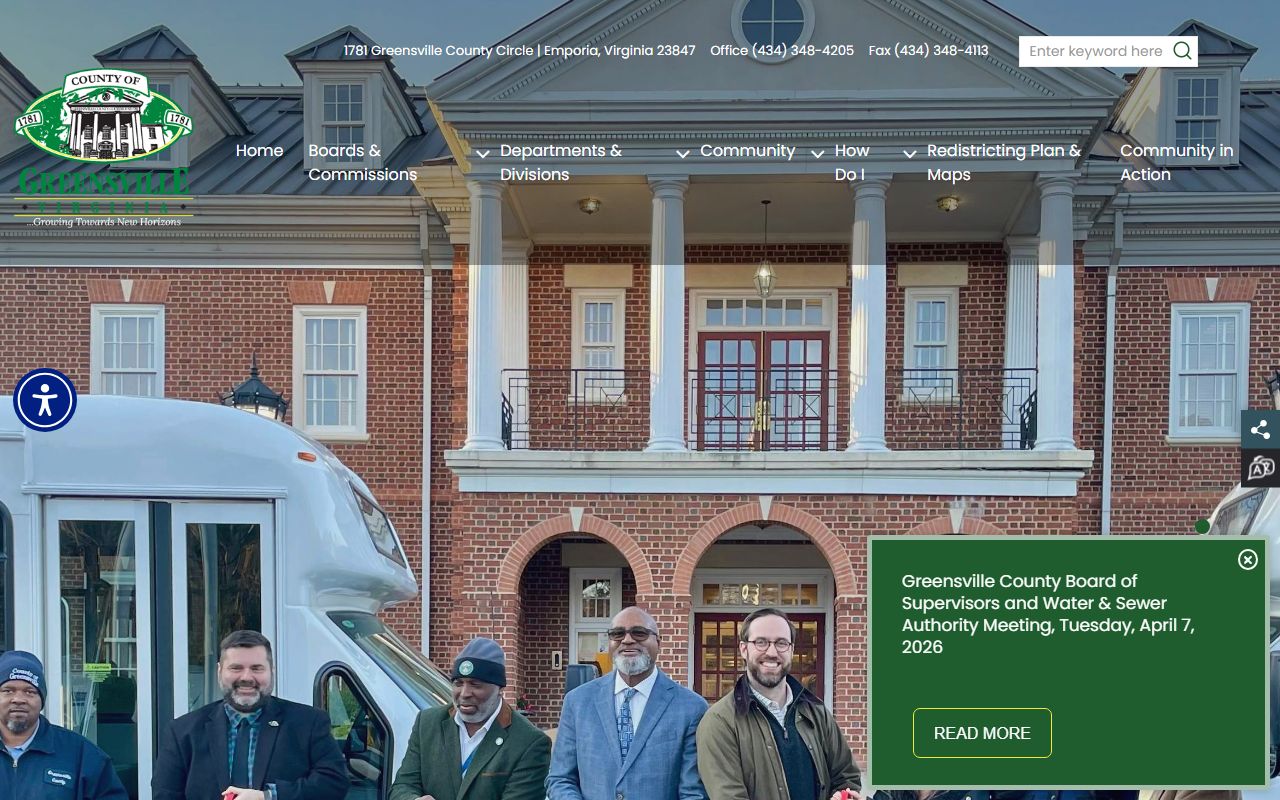 Greensville County recent bookings page on the Greensville County Sheriff Office site