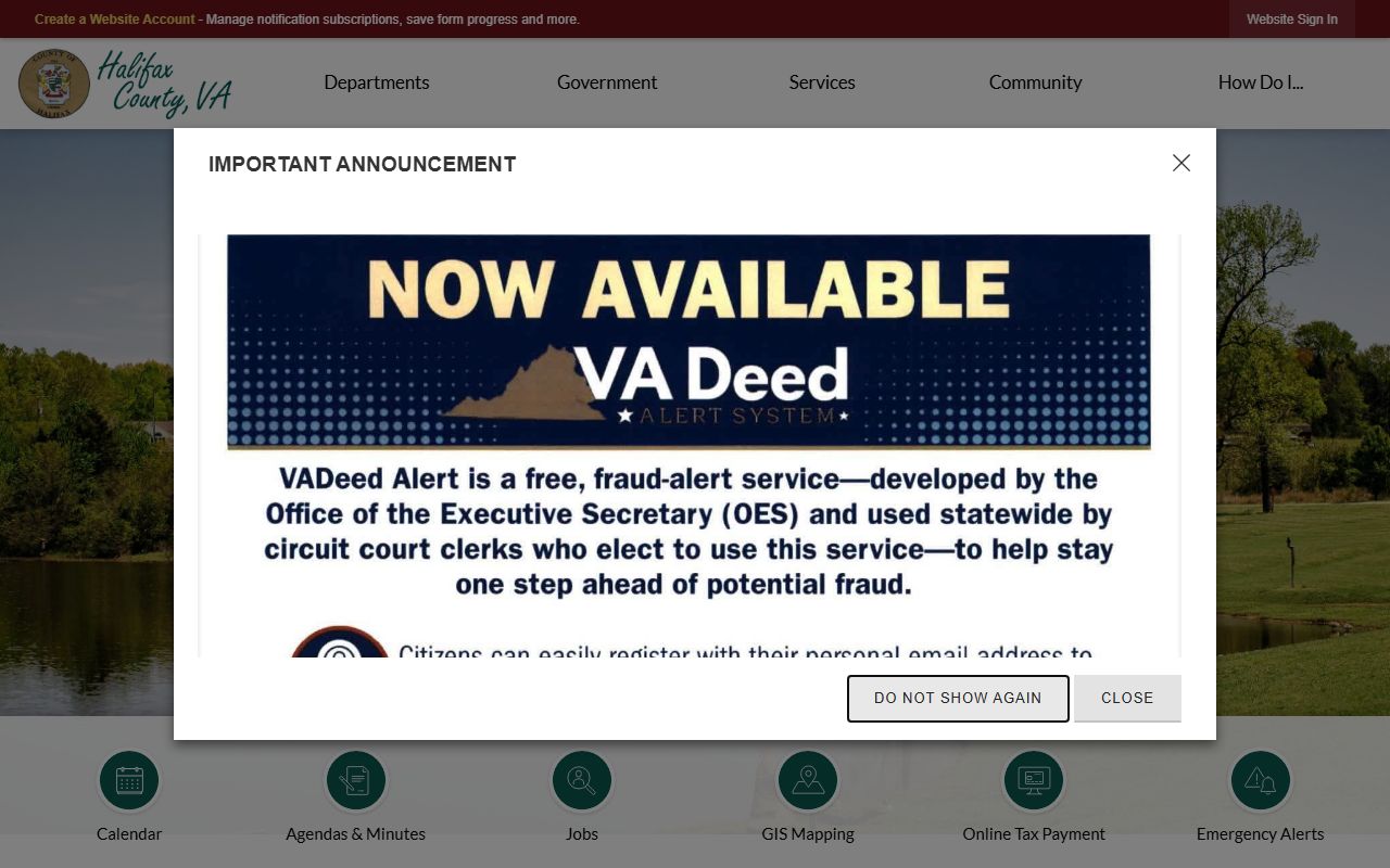 Halifax County recent bookings page on the Halifax County Sheriff Office site