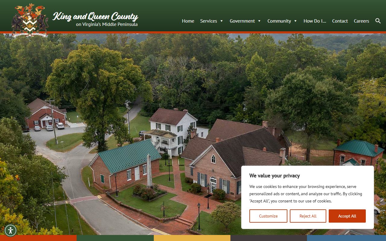 King and Queen County recent bookings page on the King and Queen County Sheriff Office site