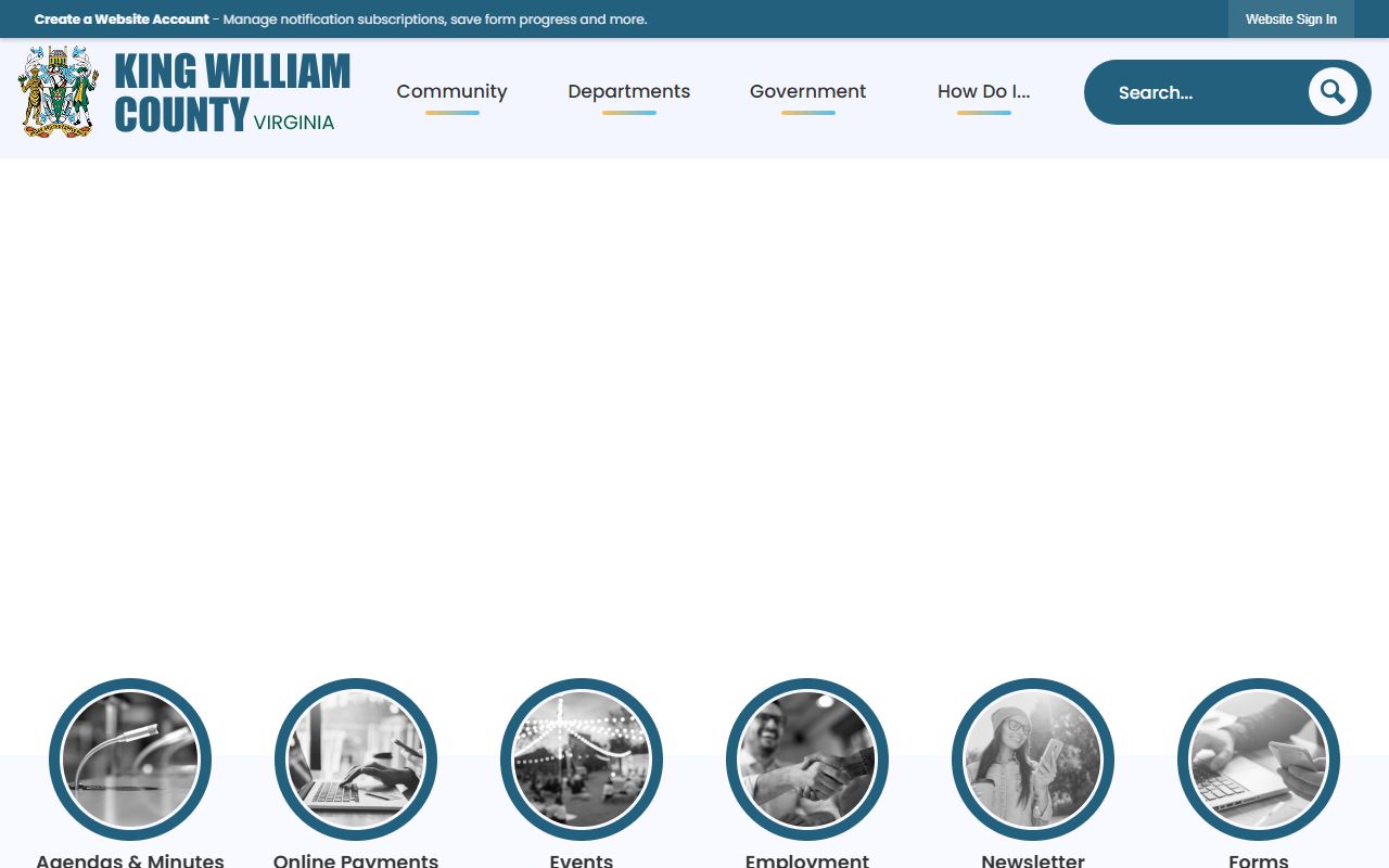 King William County recent bookings page on the King William County Sheriff Office site