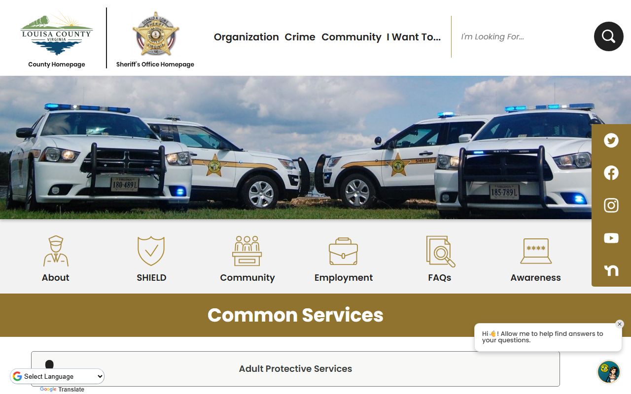 Louisa County recent bookings page on the Louisa County Sheriff Office site