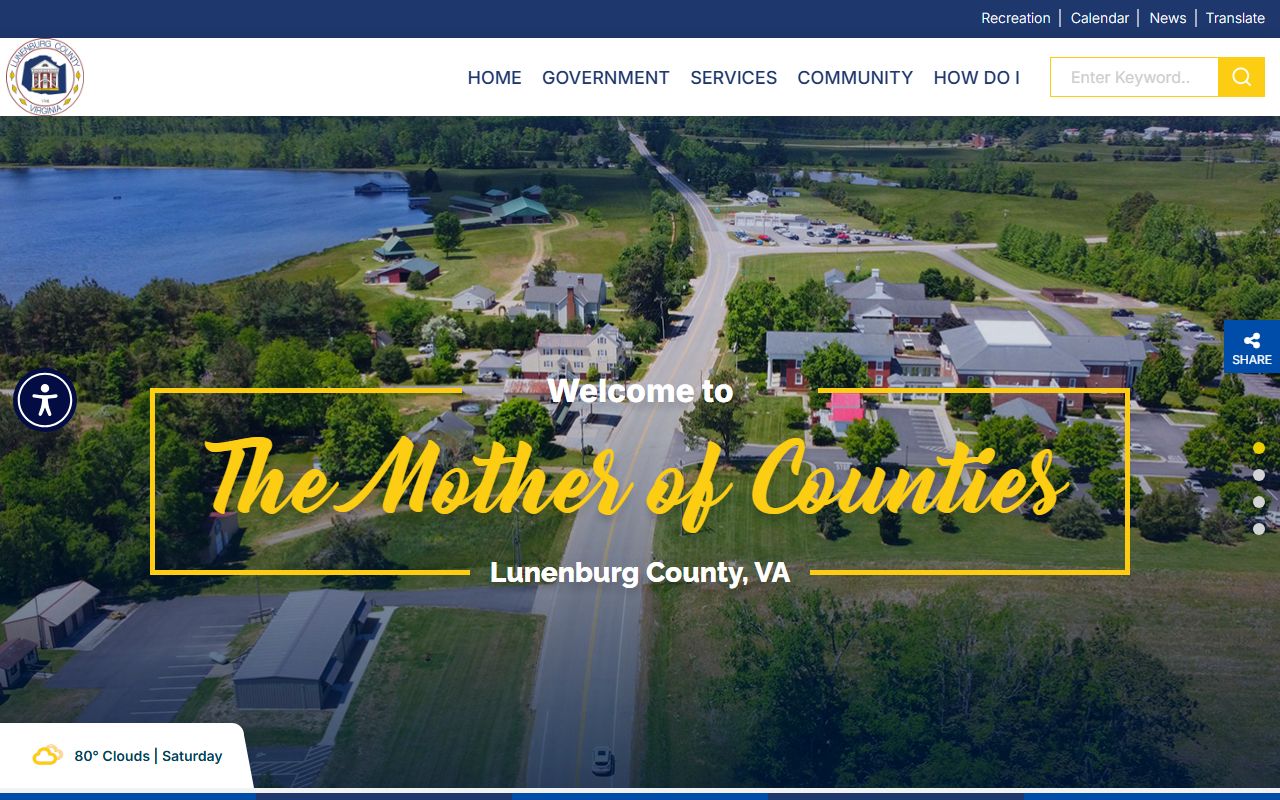 Lunenburg County recent bookings page on the Lunenburg County Sheriff Office site