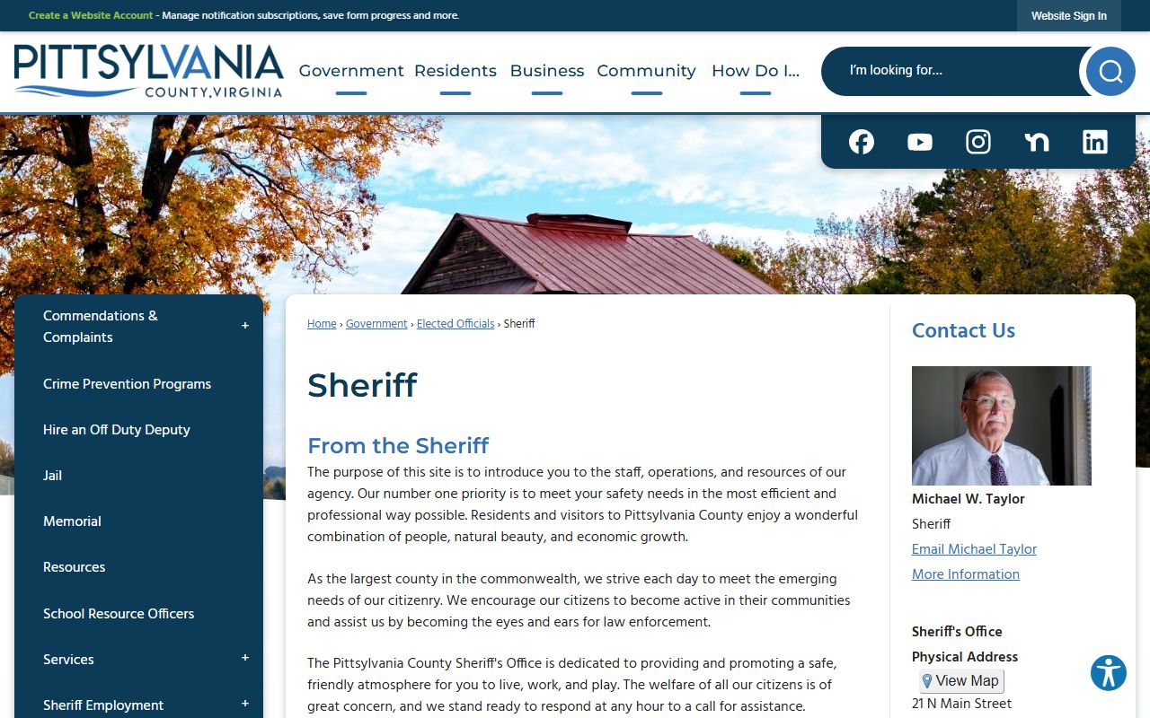 Pittsylvania County recent bookings page on the Pittsylvania County Sheriff site