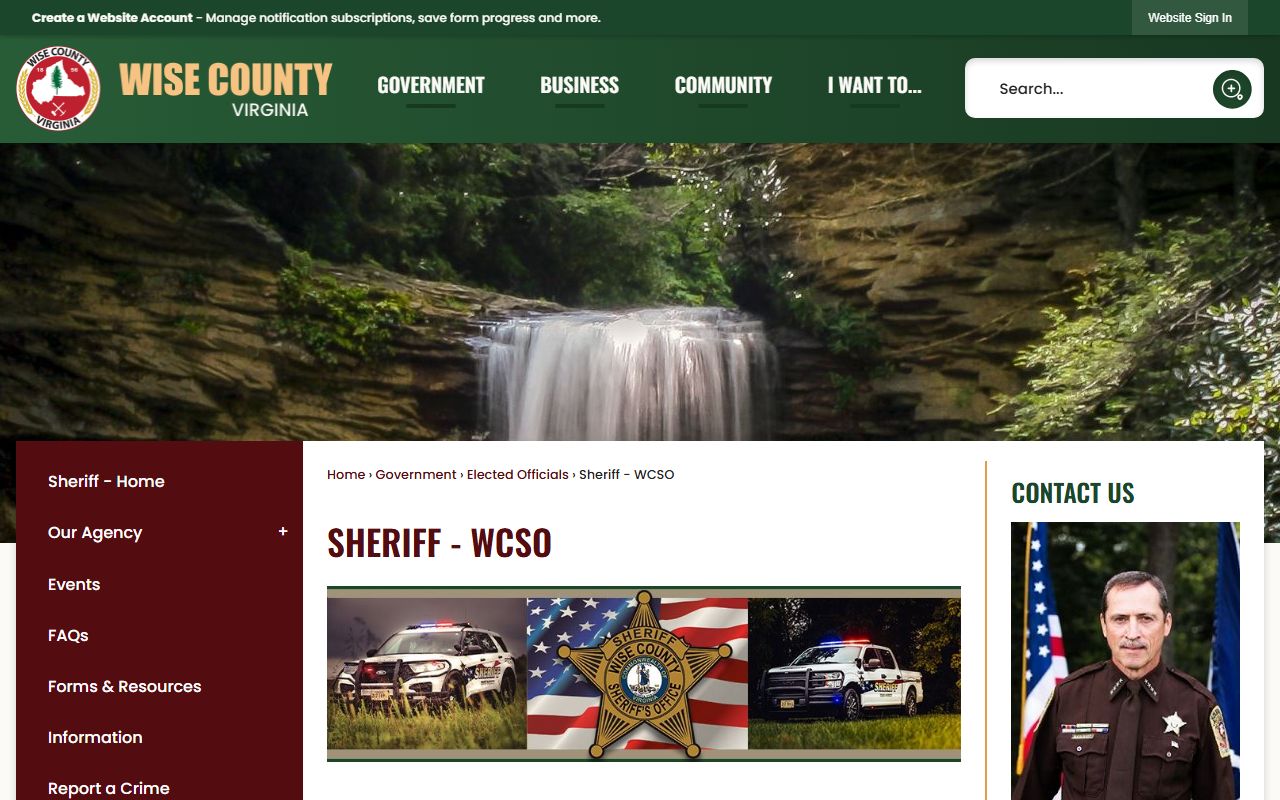 Wise County recent bookings page on the Wise County Sheriff Office site